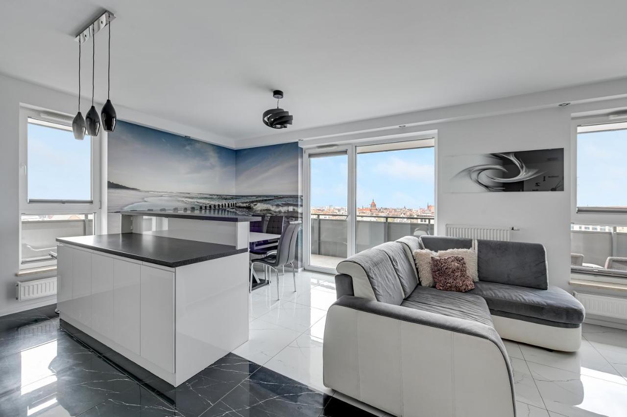 Grand Apartments - Luxury Apartment On The 11Th Floor With A View Of The Old Town Gdansk Exterior photo